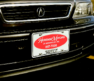 Custom car tags