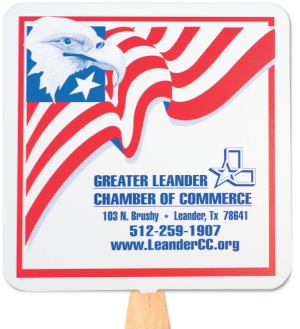 Eagle with Flag Campaign Fan