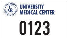 School Vinyl Parking Permit Decal