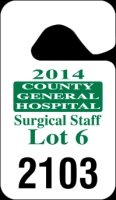 Standard Hang Tag Parking Permit