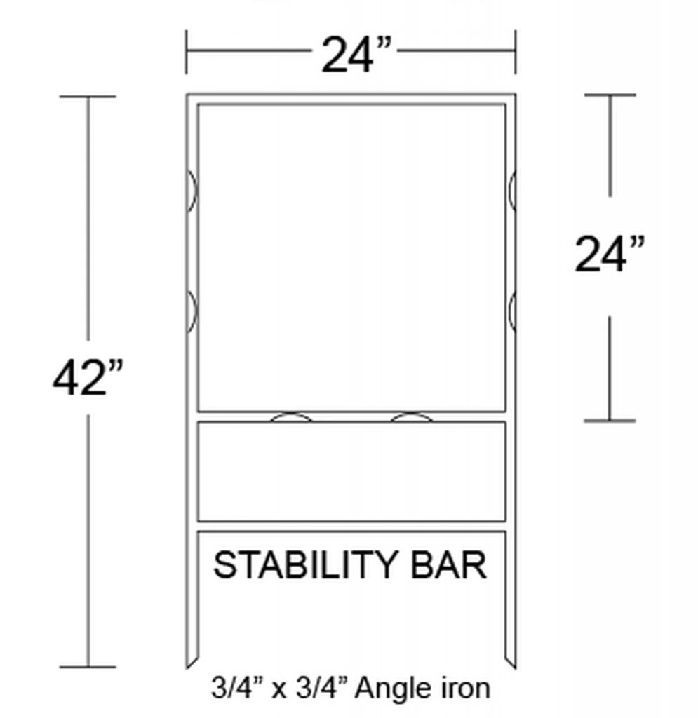 Steel Real Estate Frames for Signs Available in Many Styles