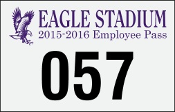 Reflective School Parking Permit