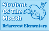 Student of The Month School Magnet with Customized Name