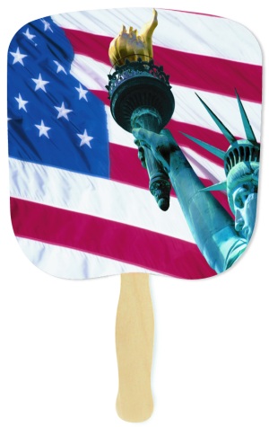Liberty Patriotic Hand Fan